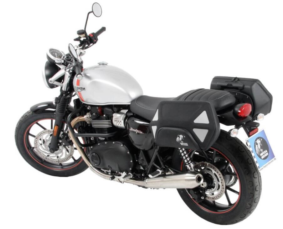 Hepco & Becker C-Bow Carrier for '16- Triumph Bonneville T120 in Chrome