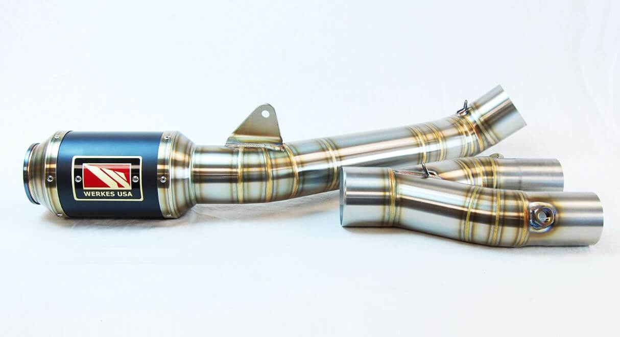 Competition Werkes GP Race Stainless Steel Slip-On Exhaust 15-24 Yamaha YZF R1/R1M/R1S