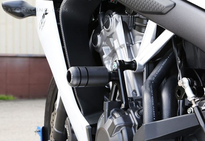 Sato Racing Frame Sliders '19-'20 Honda CBR650R/CB650R, '14-'18 CBR650F/CB650F