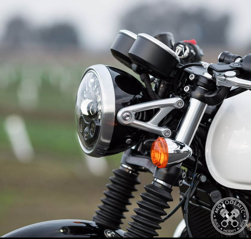 MOTODEMIC LED Headlight Conversion Kit 2016+ Triumph Thruxton 1200/R