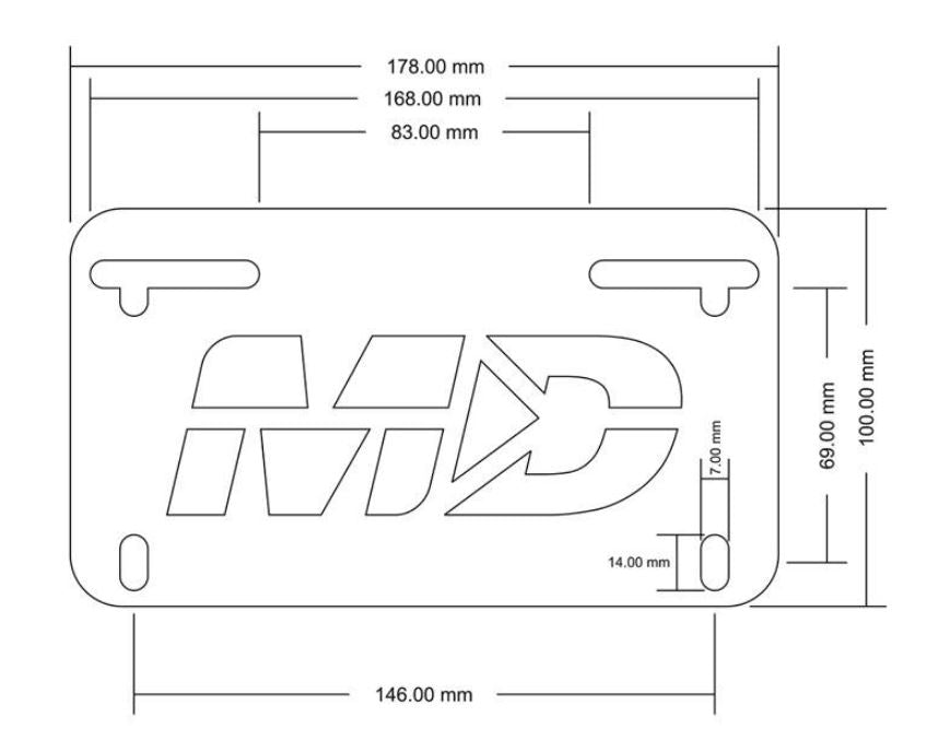 Motodynamic Fender Eliminator for 2009-2016 Kawasaki ZX-6R