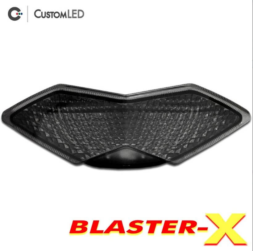 Custom LED Blaster-X Integrated LED Tail Light - Complete Unit for 10-13 Kawasaki Z1000/SX, 10-13 Versys 650