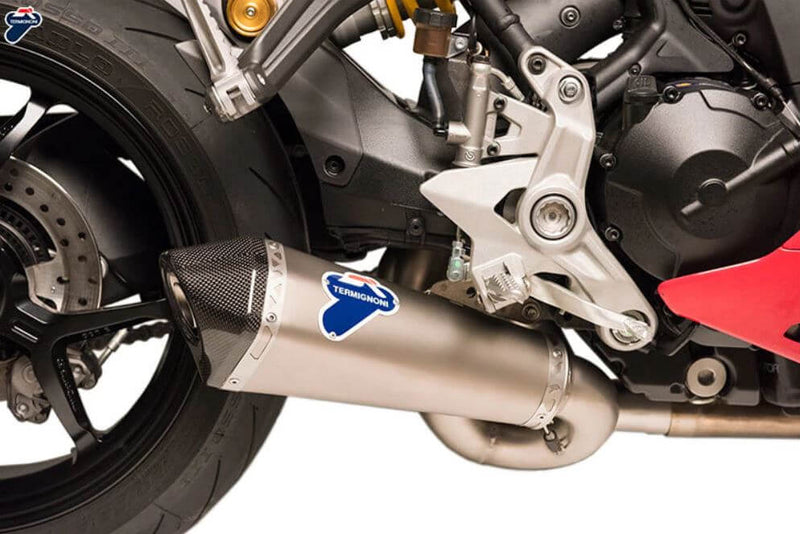 Termignoni Scream Stainless/Titanium Slip-On Exhaust '16-'20 Ducati Supersport 939 /'21-'22 Supersport 950/S(USA Models)