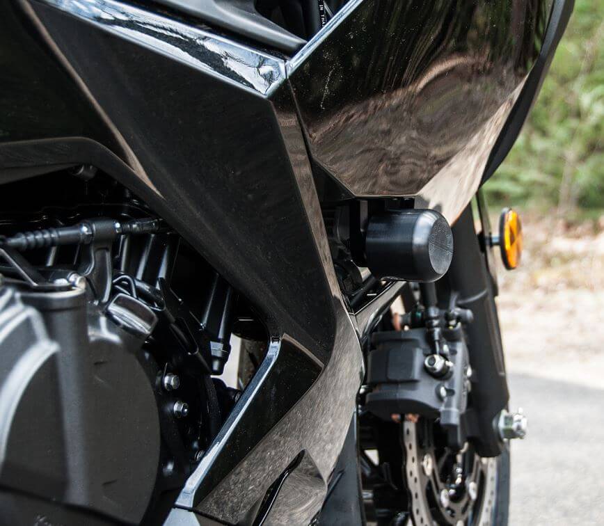Woodcraft Frame Slider Street Kit '18-'21 Kawasaki Ninja 400/Z400