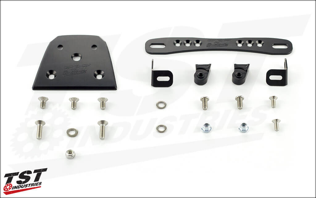 TST Industries Elite-1 Adjustable Fender Eliminator '17- Kawasaki Z125 - Motostarz USA