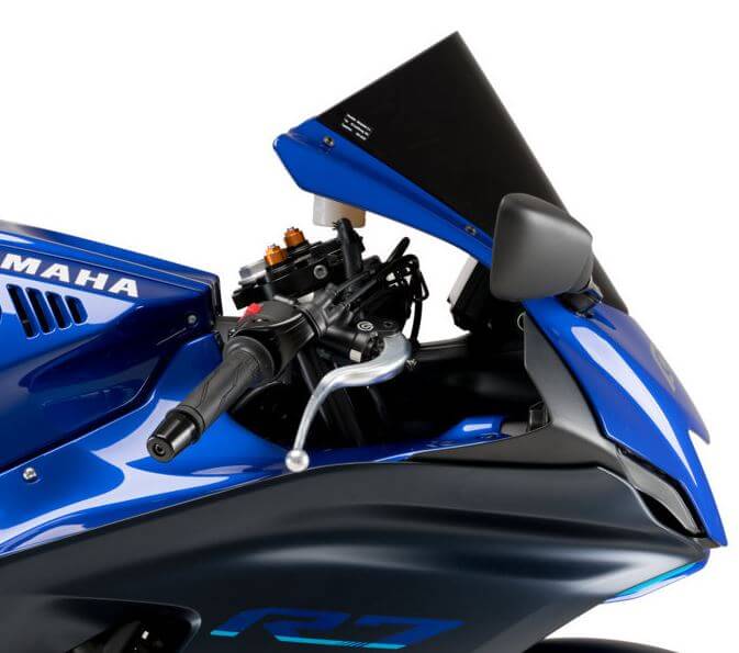Puig R-Racer Windscreen '17-'20 Yamaha YZF R6, '22-'25 YZF R7