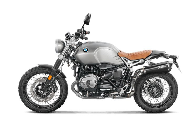 Akrapovic Slip-On Line (Titanium Black) Exhaust '14-'20 BMW R Nine T Scrambler/Racer/Pure