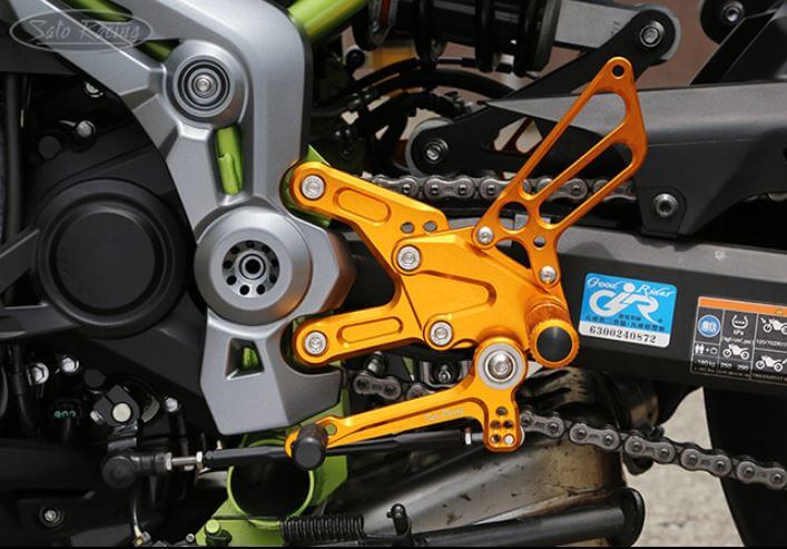 Sato Racing Adjustable Rearsets '17-'19, '20-'21 Kawasaki Z900