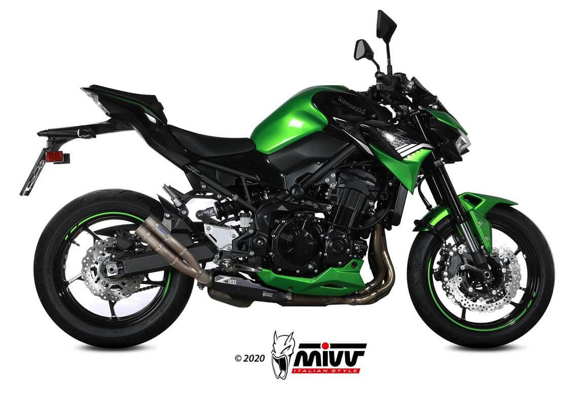 Buy MIVV Double Gun Titanium Slip-On Exhausts '20-'22 Kawasaki Z900 Buy MIVV Double Gun Titanium Slip-On Exhausts '20-'22 Kawasaki Z900
