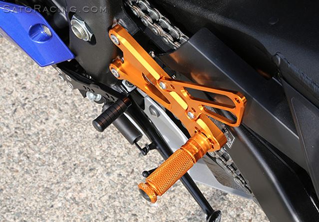 Sato Racing Adjustable Rear Sets '17-'19 Yamaha YZF R6