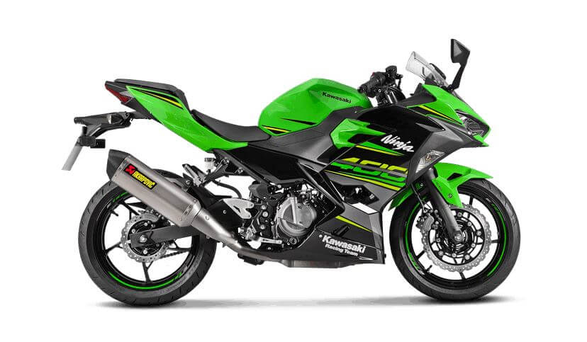 Akrapovic Slip-On Line (Titanium) Exhaust '18-'20 Kawasaki Ninja 400/Z400