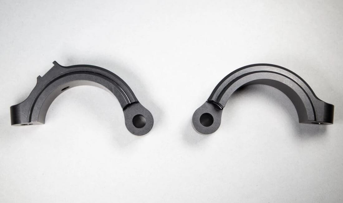 Woodcraft Side Mount 35mm Rise Eccentric Clip-On '20+ BMW S1000RR