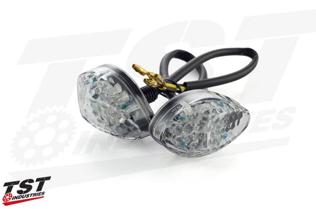 TST Industries LED Front Flushmount Turn Signals for Honda - Motostarz USA