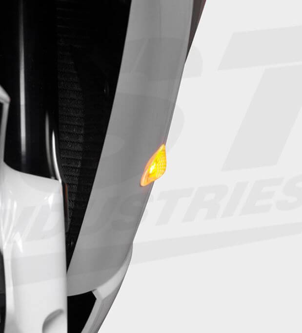 TST Industries HALO-GRT Front LED Flushmount Turn Signals '08-'16 Yamaha R6 - Motostarz USA