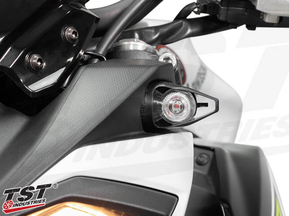 TST Industries MECH-GTR Front Turn Signals - Kawasaski Z400/Z650/Z900