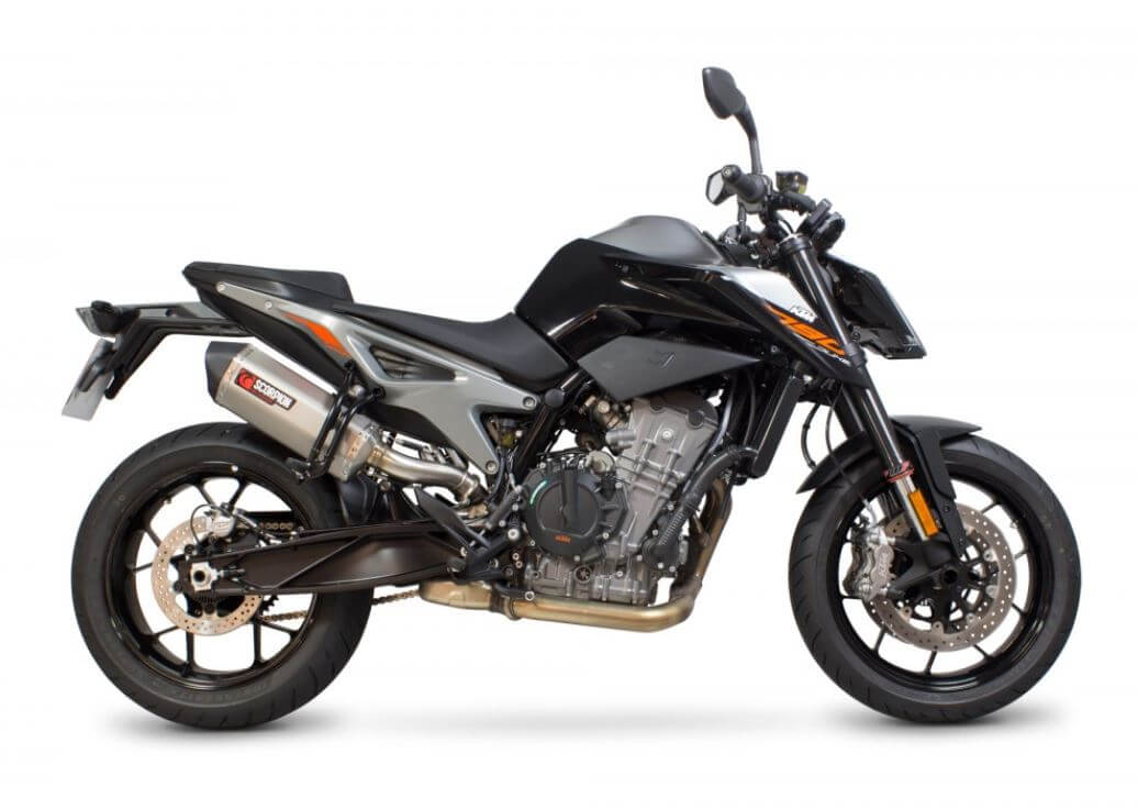 Scorpion Serket Parallel Slip-On Exhaust '18-'19 KTM 790 Duke