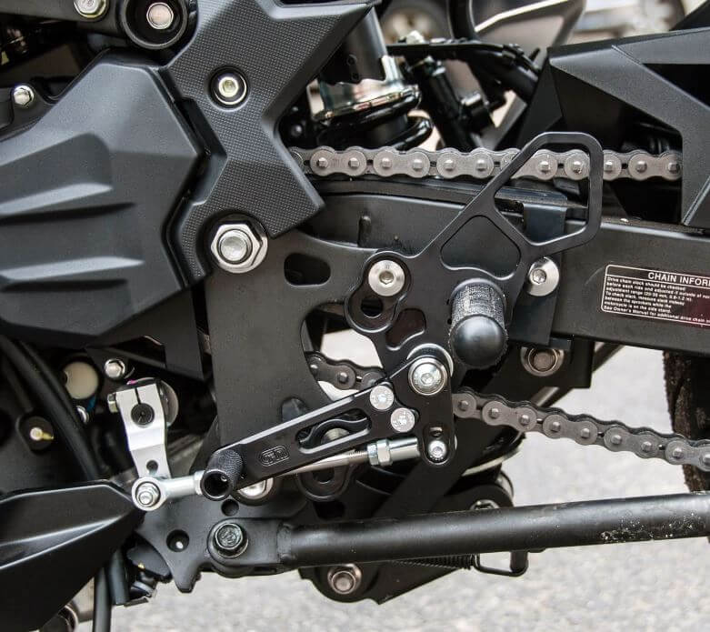 Buy Woodcraft Complete Rearset Kit w/Pedals '18-'22 Kawasaki Ninja 400