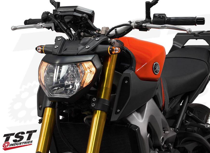 TST Industries Mech-GTR Front LED Turn Signals for Yamaha FZ-07/MT-07/FZ-09/MT-09/FZ1