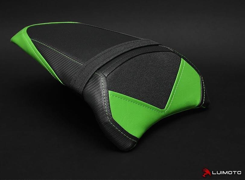 LuiMoto Team Kawasaki Seat Covers '17-'20 Kawasaki Z650, Ninja 650 | Passenger