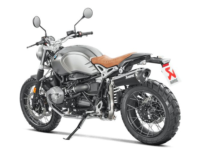 Akrapovic Slip-On Line (Titanium Black) Exhaust '14-'20 BMW R Nine T Scrambler/Racer/Pure
