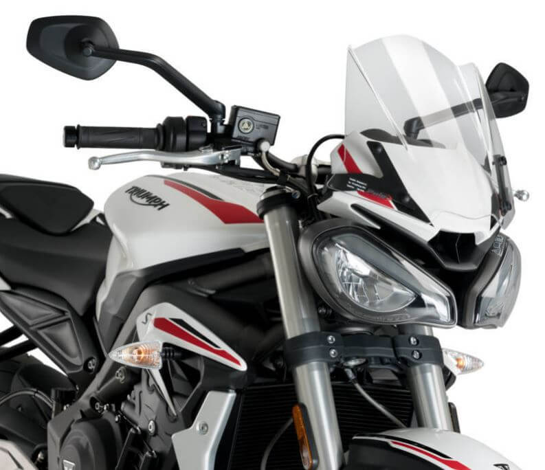 Puig New Generation Naked Windscreen '20-'21 Triumph Street Triple 765 S/R/RS