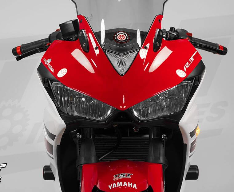 TST Industries HALO-GRT Front LED Flushmount Turn Signals '15-'20 Yamaha R3