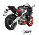 MIVV Delta Race Black Stainless Steel Full Exhaust '21-'23 Aprilia RS 660