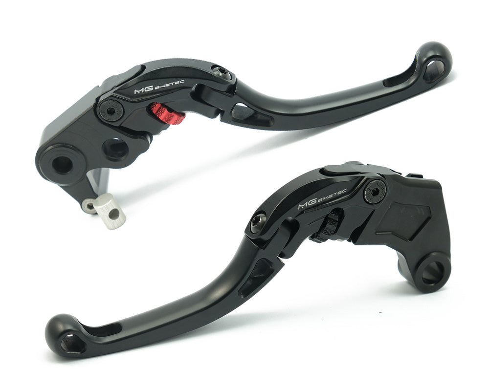 MG BikeTec ClubSport Foldable Brake & Clutch Levers '21-'23 Yamaha MT-09/SP | Short