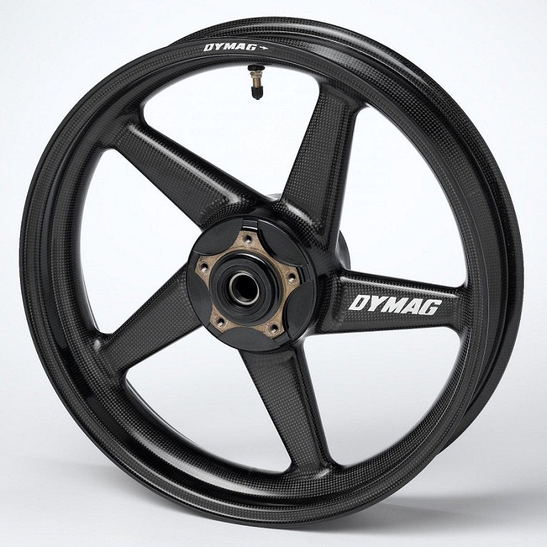 DYMAG Carbon Fiber Race Ultra Lightweight CA5 5 Spoke Motorcycle Wheels (Set) - motostarz.com