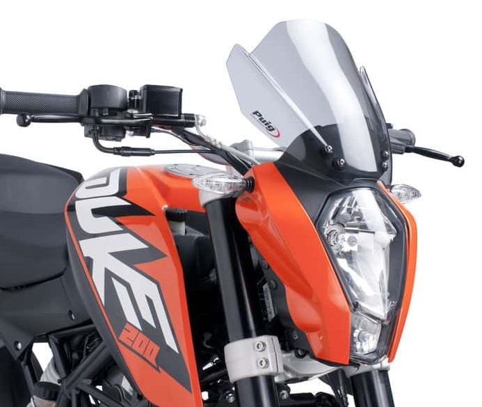 Puig Naked New Generation Sport Screen '11-'16 KTM 125 Duke, '12-'13 200 Duke, '13-'16 390 Duke