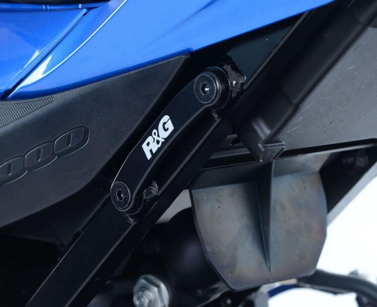 R&G Racing Footrest Blanking Plate '13-'14 Kawasaki Ninja 250/Z250, '14-'18 Ninja 300, '17-'18 Suzuki GSX-R1000 | BLP0026BK