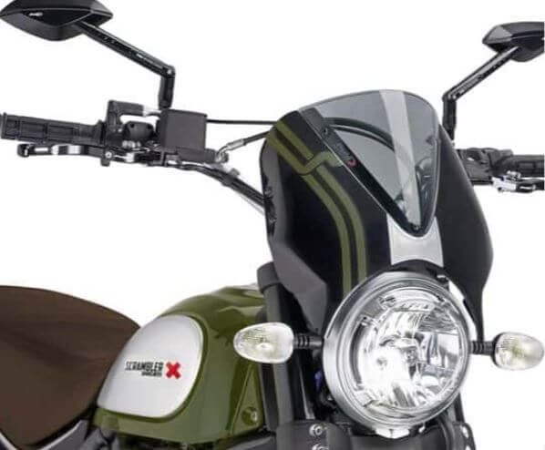 PUIG Retrovision Windshield for Ducati Scrambler