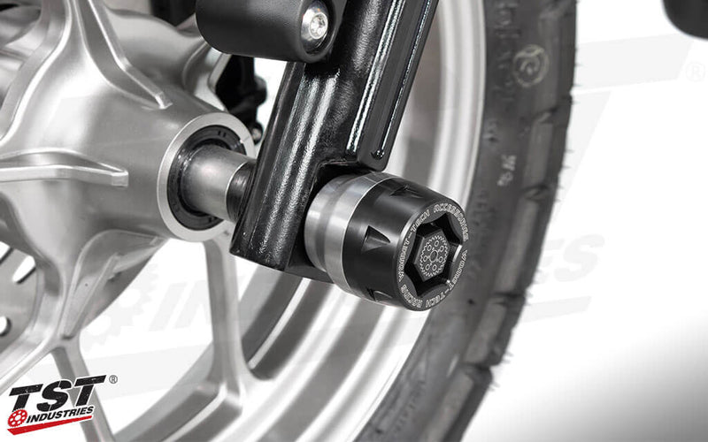 TST Industries Axle Slider Crash Protection for '19- Honda Monkey