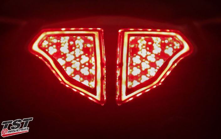 TST Industries Integrated Sequential Tail Light for Ducati 848/1098/1198