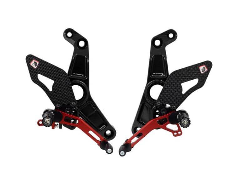 Ducabike Adjustable Rearsets 2017+ Ducati Monster 1200/S, 2018+ Monster 821 & Supersport