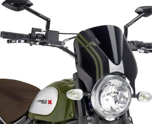 PUIG Retrovision Windshield for Ducati Scrambler