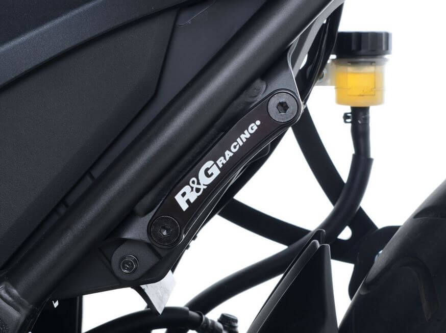 R&G Racing Footrest Blanking Plate '13-'14 Kawasaki Ninja 250/Z250, '14-'18 Ninja 300, '17-'18 Suzuki GSX-R1000 | BLP0026BK