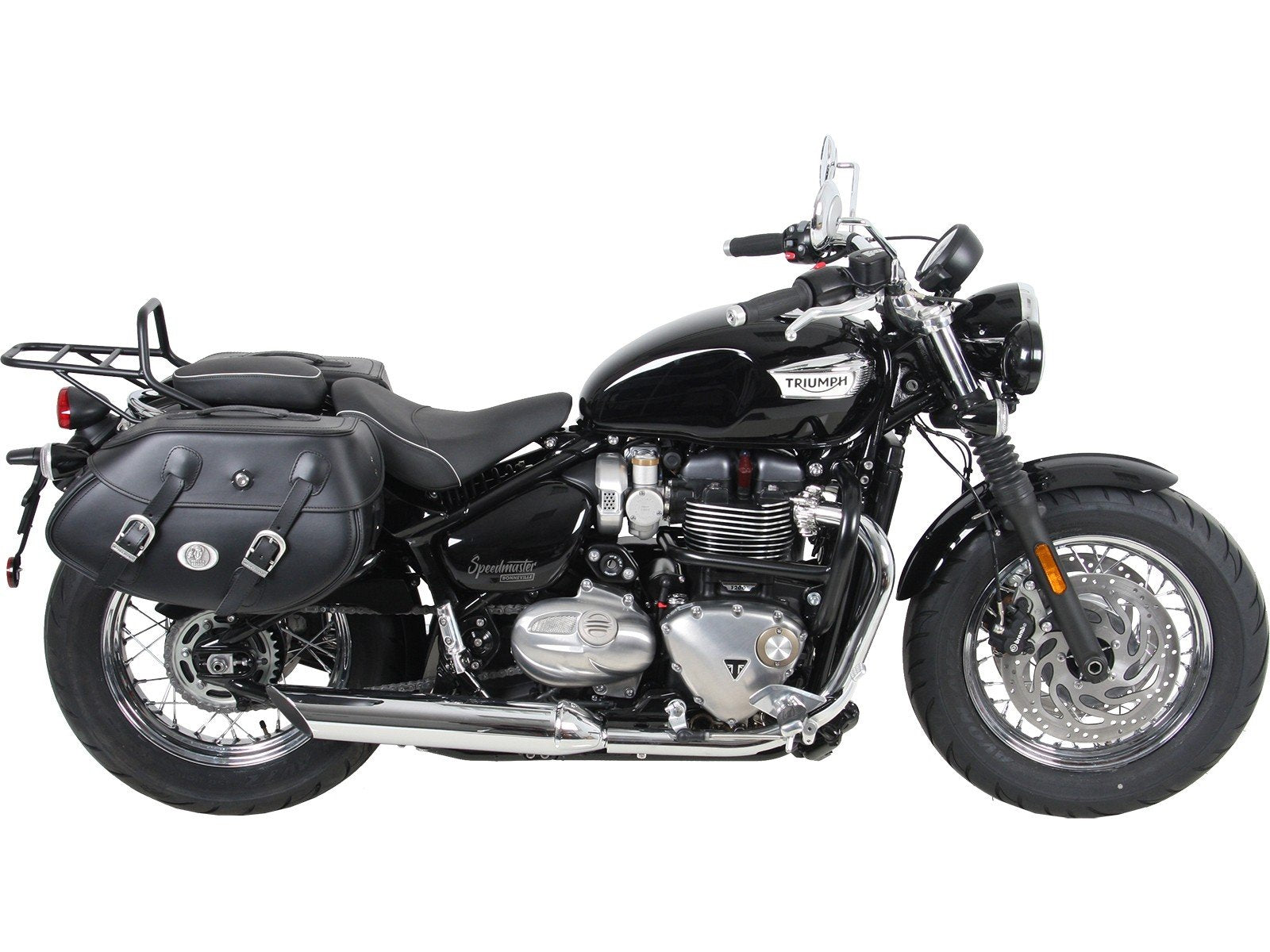 Hepco & Becker Black Rear Carrier for 2018- Triumph Bonneville Speedmaster