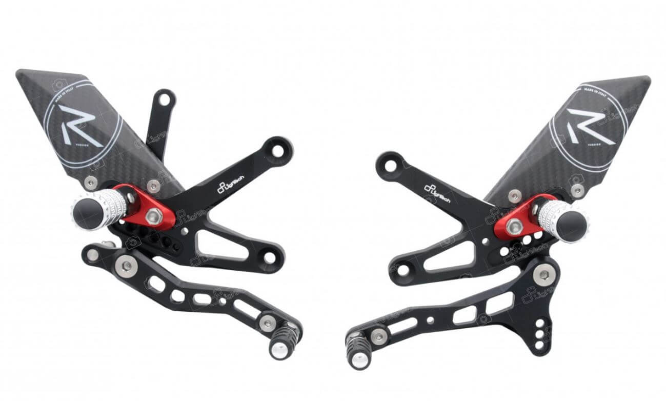 Lightech R Version Adjustable Rearsets (Standard Shift) 2016+ Kawasaki ZX10R