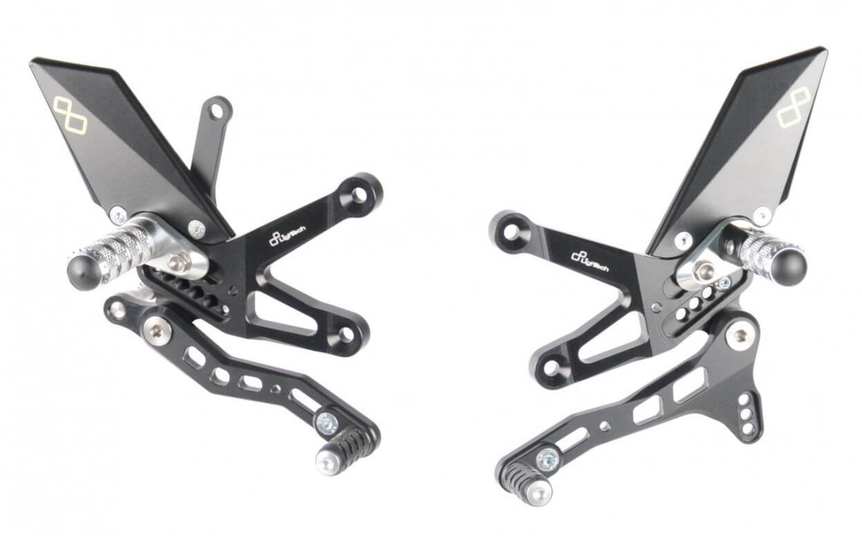 Lightech Adjustable Rearsets (Standard Shift) 2016+ Kawasaki ZX10R