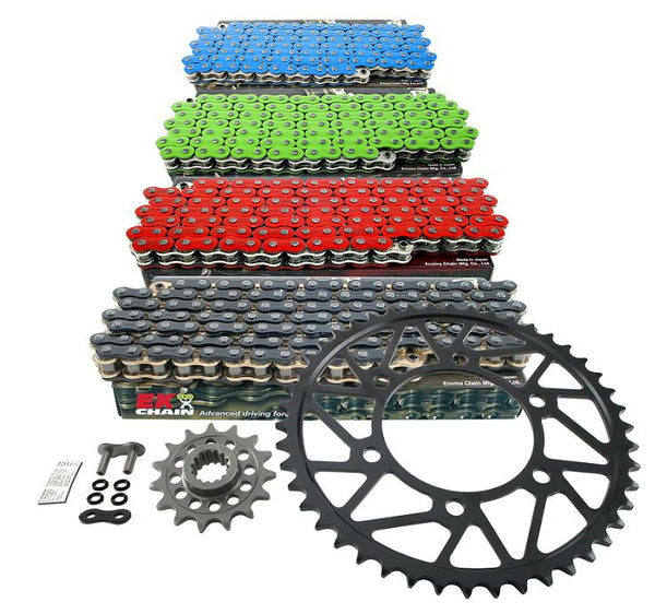 Drive Systems Superlite RS8-R 520 Conversion Alloy Race Sprocket Set w.EK Qudra-X Ring Chain for 2015 Yamaha YZF R1/R1M