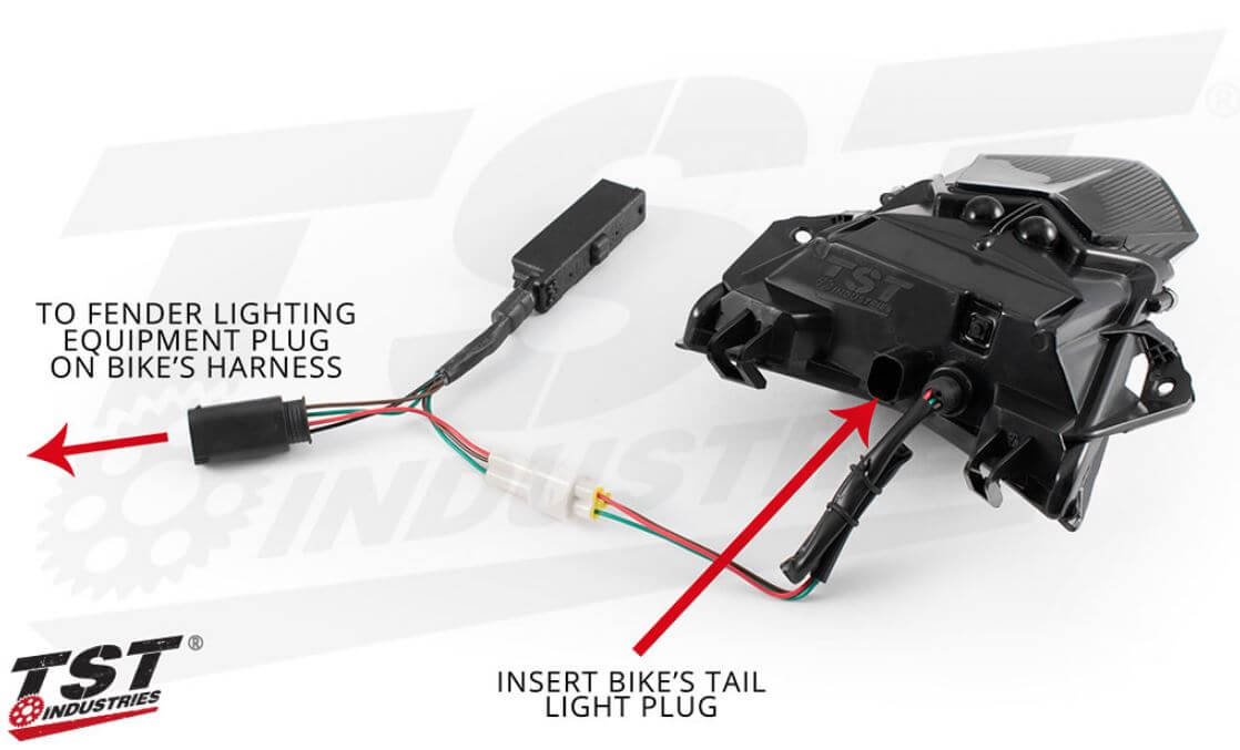 TST Industries LED Integrated Tail Light '09-'18 BMW S1000RR/HP4, '14-'19 S1000R