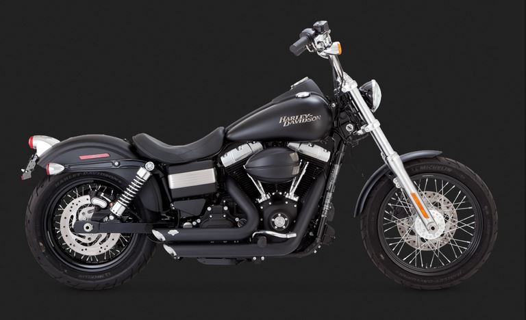 Vance & Hines Shortshots Staggered Full Exhaust System '12-'15 Harley-Davidson Dyna