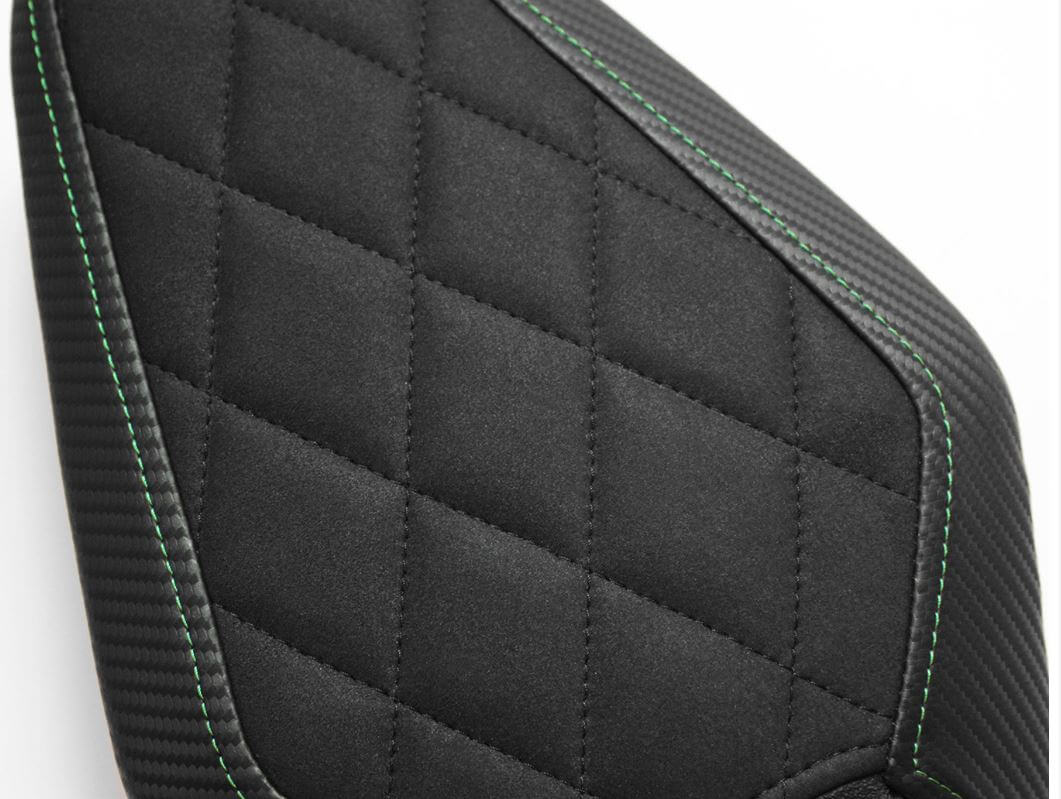 Shop Luimoto Diamond Passenger Seat Covers '19-'21 Kawasaki ZX-6R