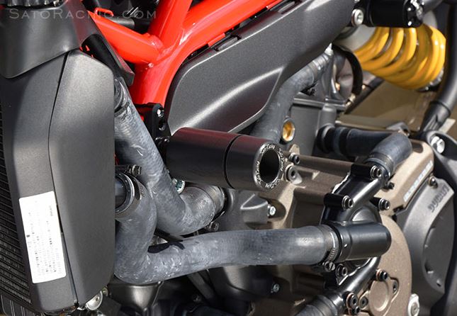 Sato Racing Frame Sliders for 2014-2015 Ducati Monster 821/1200 [H