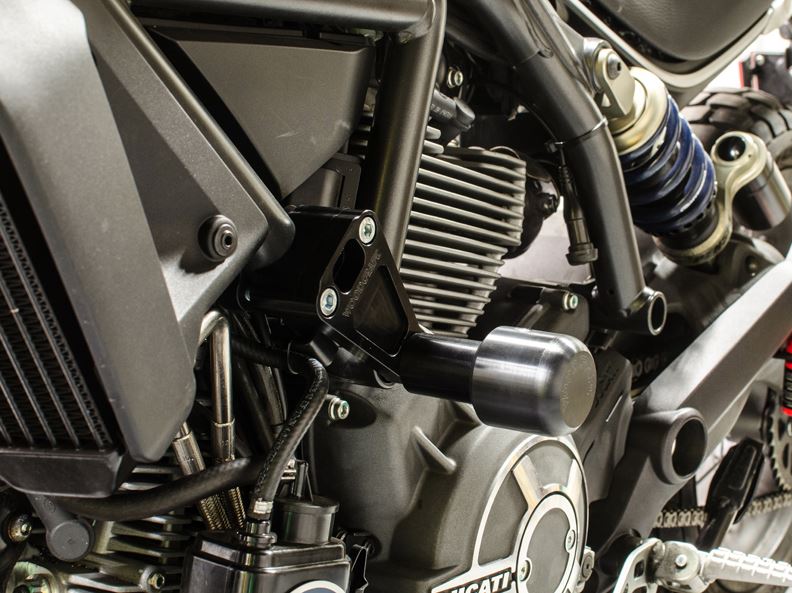 Woodcraft Frame Slider Kit '15-'18 Ducati Scrambler