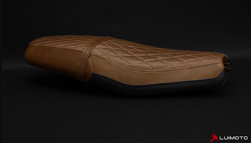 LuiMoto Vintage Diamond Rider Seat Cover '16-'20 Triumph Street Twin