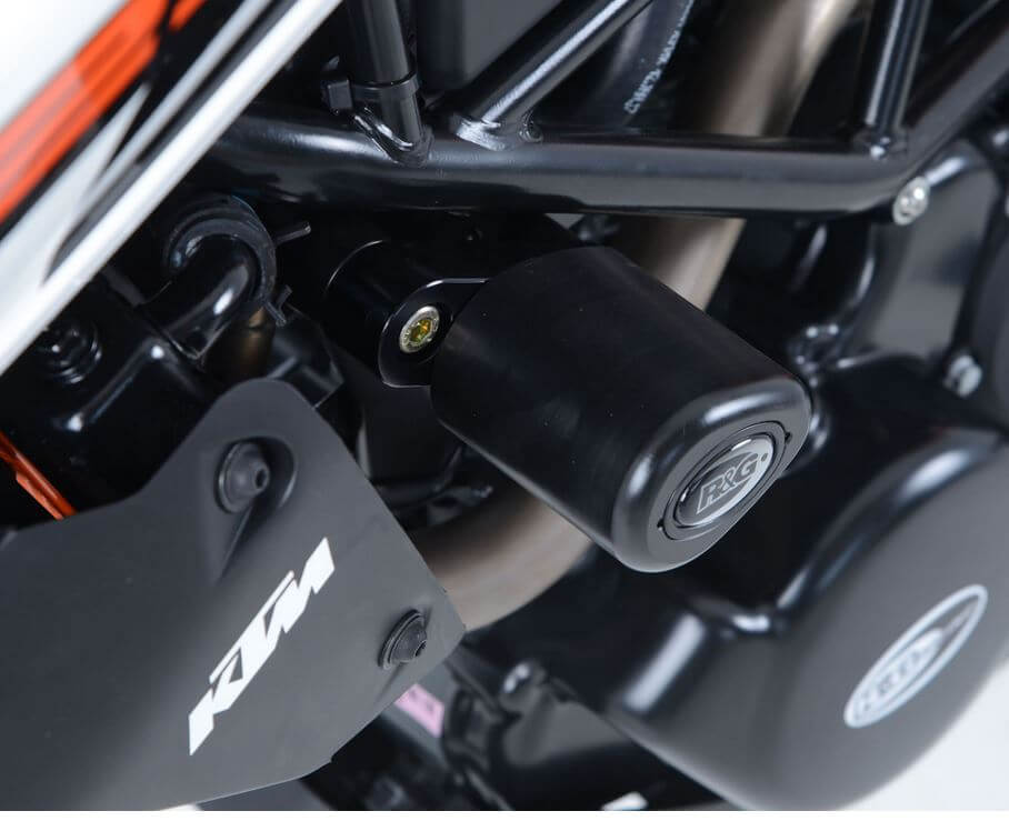 R&G Aero Crash Protectors / Frame Sliders for KTM 125,200,250 and 390 Duke models