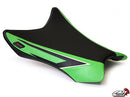 LuiMoto Sport Seat Covers '11-'15 Kawasaki ZX10R - Black/Green - Motostarz USA