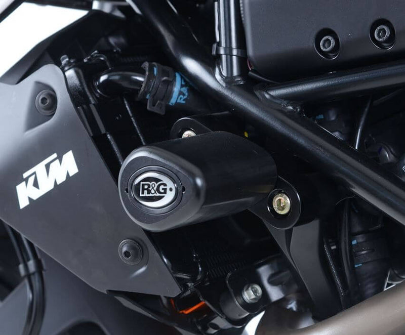 R&G Aero Crash Protectors / Frame Sliders for KTM 125,200,250 and 390 Duke models